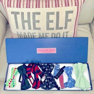 Bow Ties-Children’s, group of 6 sold together. 1 Vineyard Vines, 2 J.Crew, 3misc